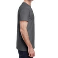 thumbnail image 2 of Jnriver Men's Short Sleeve Lightweight Heavy Cotton T-Shirt Regular-Fit Crewneck Tee for Casual Wear Gym Workout Summer Outfit - Gravel - 3XL, 2 of 3