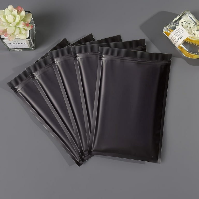 100-pack mylar packaging bags for small business sample bag smell
