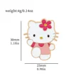 thumbnail image 2 of Kit de alfileres de solapa de gato para mujer, broches de esmalte de Anime Sanrio, Hello Kitty, accesorios de joyería de moda, regalo, 2 of 3