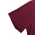 thumbnail image 4 of Summer Tops for Women Dry Wick Tee Women Shirts for Summer Spandex Long Sleeve Shirt Raglan Short Sleeve Shirt Comfortable Workout Shirts Top Tee Girls Long Spandex Red 2XL, 4 of 5