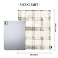 thumbnail image 2 of Leisure Draw String Mouth Backpack 16 X 14 Woven Band Durable Not Easy To Fall Off In Travel Portable Draw String Design Ivory Checked Hand-Drawn Sketch_2, 2 of 8