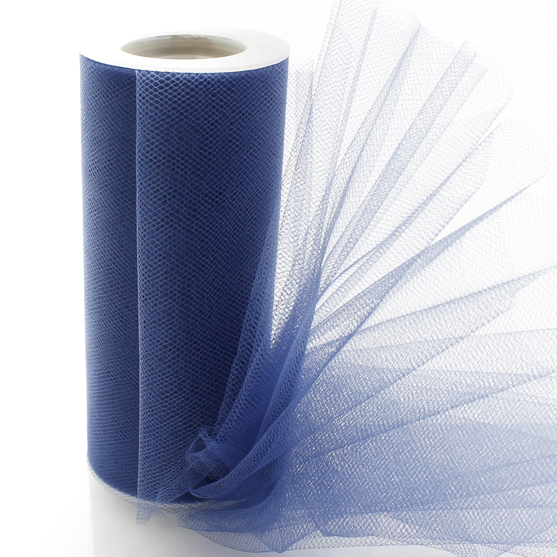 LIGHT BLUE TULLE 100 Yards of 6” Wide Top Quality Tutu Wedding Fabric Netting 