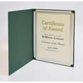 thumbnail image 3 of Better Office Products Certificate Holders with Gold Foil Border, 50 Count, Hunter Green, 3 of 6