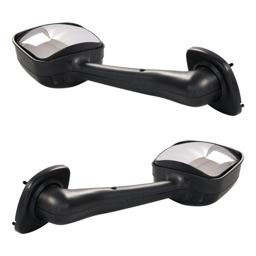 2PCS Hood Mirror Fit for Freightliner Cascadia 2008-2016, Pair Hood Mirrors Kit Trucks Driver Left and Passenger Side Pair (Black)
