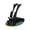 Color:Black, variant on RGB Lighting Desktop Stand Holder for PS5/PS4 Controllers Game Card Storage Rack with Non Slip Large Base Feature