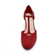 thumbnail image 4 of Dream Pairs Women's T-Strap Heels with 6.5cm Block Heel, Vintage-Inspired Mary Jane Pumps, 4 of 7
