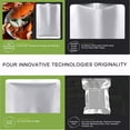 thumbnail image 6 of 25pcs Silver Mylar Flat Bags Aluminum Foil Packaging Bag Bulk Food Storage Pouch 10x24, 6 of 7