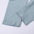 thumbnail image 5 of Cellulite Leggings JIANLAI Seamless Scrunch Butt Lifting High Waisted Yoga Gym Booty Running Short Pants (S-L) Blue, 5 of 8