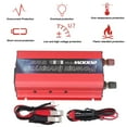 thumbnail image 4 of Car Power Inverter Solar Power Universal Aluminum Alloy Low Noise Modified Sine  Inverter 2000W for Multipurpose Charging, 4 of 7