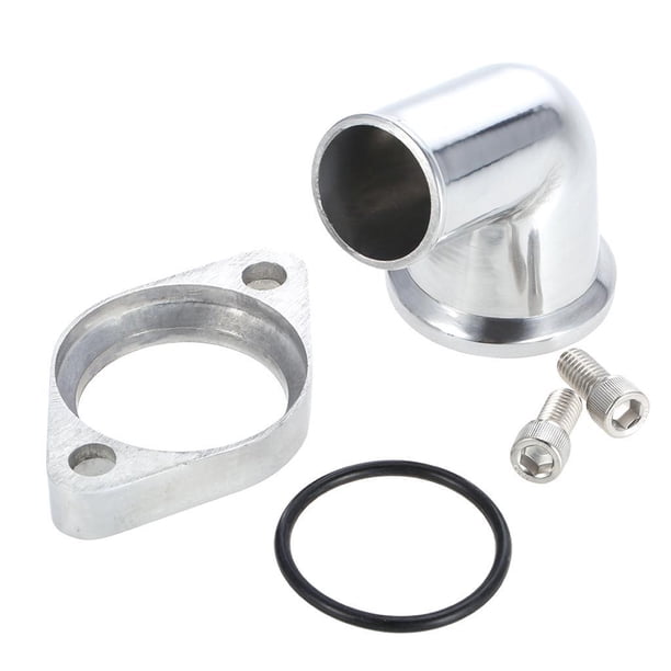 Black Steel 15° Swivel Thermostat Housing (Water Neck) For Chevy Small Block & Big Block Engines