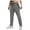 Grey, variant on Men Casual Long Elastic Legging Floral Print Waistband Daily Sanitary Sweat Pant for Everyday Comfort and Breathable Move Gray 3XL