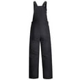 thumbnail image 3 of Sonducket Pantalones de esquí para mujer, babero profesional para deportes al aire libre, para mantener el calor, pantalón de Snowboard para Deportes de nieve negro METRO, 3 of 6