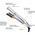 thumbnail image 3 of 2 In 1 Rotary Iron, 32 Millimeter Ceramic Coating Curler Hair Curler Iron, With Temperature Control Wet To Straighten Hair Straightener Clips（EU Regulation）, 3 of 5