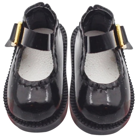 SHISUYAN 1 Paire de Mini Chaussures de Poupée Chaussures de Poupée en Tissu Accessoires de Fabrication de Jouets de Poupée Bricolage Costume de Poupée Bricolage