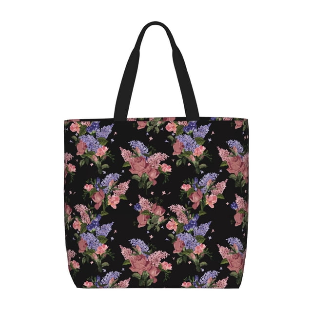Balery Bouquet Bolsa de Mano para Mujeres con Cremallera, Bolsa de Gimnasio con Compartimentos, Bolsa para Laptop, Bolsa para Trabajo