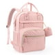 thumbnail image 1 of Mochila para pañales Tuwubi Baby Essentials impermeable rosa, 1 of 6
