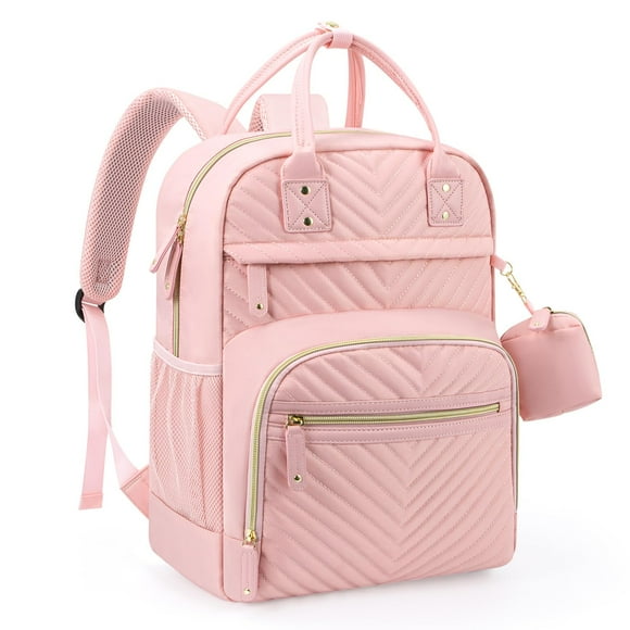 Mochila para pañales Tuwubi Baby Essentials impermeable rosa