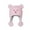 C-Pink, variant on Zwiiyzr Baby Beanie Hat for Winter with Earfalp Cute Bear Kids Toddler Girls Boys Warm Knit Cap 0-3Years Coffee