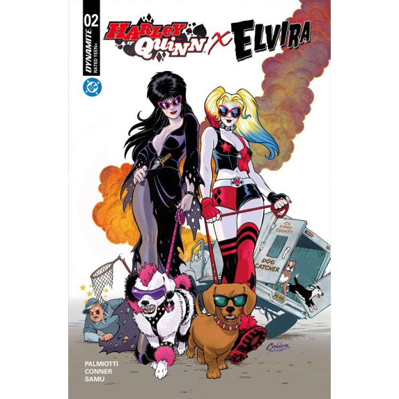 Harley Quinn X Elvira #2A VF ; Dynamite Comic Book
