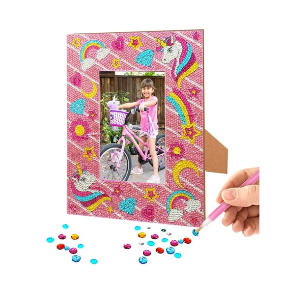 Diamond Art DIY Photo Frame (Unicorn) (1pc)