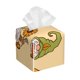 thumbnail image 1 of Fotbe Gnomes Happy Thanksgiving Porta Pañuelos Decorativo de Cuero, Caja Cuadrada Moderna para Pañuelos Faciales, Organizador y Dispensador 5x5x5'', 1 of 7