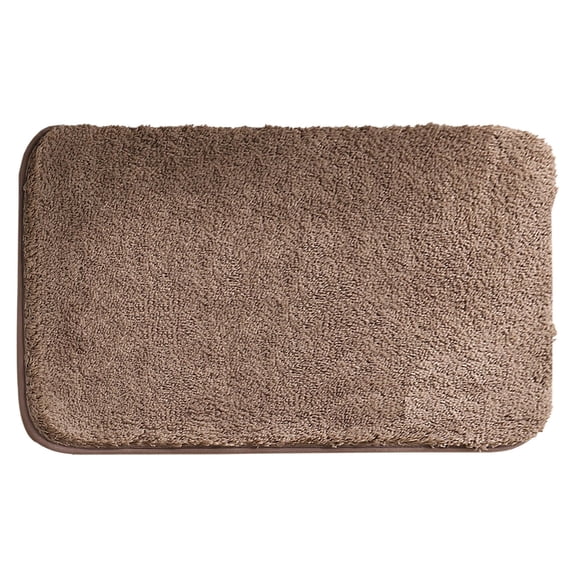Microfiber Bathroom Rugs, Furenl Non-Slip Bath Rugs, Soft & Fuzzy Bathroom Mat – Extra Thick Plush Absorbent Rug for Bathroom, Kitchen, & Pool Floor, 24X16In