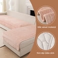thumbnail image 3 of Eurhowing L Shaped Couch Cover 2Pcs, Non-Slip Velvet Sofa Slipcover for Pets & Kids, Sectional Sofa Furniture Protector for Living Room, L, Beige, 3 of 12