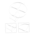 thumbnail image 4 of OFFIGAM Paletas Acrílicas Transparente Portátiles Para Mezclar Maquillaje Y Nail Art, 4 of 8