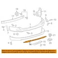 thumbnail image 3 of For 16 17 18 RAV4 USA-Built Rear Lower Valance Air Deflector Apron Garnish Panel, 3 of 5