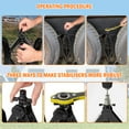 thumbnail image 2 of Lafati Camper Wheel Chock Stabilizer 2 Sets for RV Travel Trailer Heavy Duty X-Shaped RV Stabilizer Wheel Chock Anti-Move Tire Wheel Chock, 2 of 8