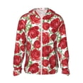 thumbnail image 2 of Lsque Rose Flowers UPF 50+ Lightweight Sun Protection Men's Women's Long Sleeve Shirt, Hoodie Performance -Large, 2 of 9