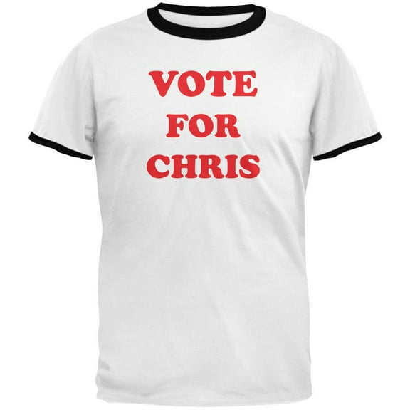 Election 2020 Vote for Pedro Chris Murphy Mens Ringer T Shirt White-Black MD