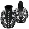 thumbnail image 3 of Chándal con estampado 3D de la bandera del país de las Islas Marshall, cultura tribal, tatuaje polinesio retro, sudaderas casuales para hombres y mujeres, 3 of 5