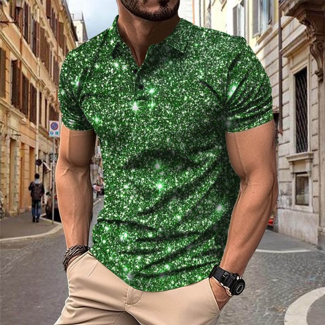 Mefallenssiah Hauts pour Hommes, Liquidation Pull à Col Rabattu à Carreaux Rayé à Fermeture Éclair Manches Courtes Sport