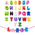 thumbnail image 2 of 26pcs Large Letter Beads, Chunky Letter Beads for Keychains, Acrylic Alphabet Bead for DIY Jewelry Bracelets Necklaces and More Crafts Making, 2 of 5