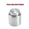 thumbnail image 1 of Premium Stainless Steel Wine Stopper, Vacuum Pump Press-Type Sealer for Standard Wine Bottles - Blocks Air to Prevent Oxidation, Keeps Opened Wine Fresh for Days, Essential Wine Storage Accessory for, 1 of 6