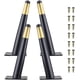 thumbnail image 1 of Patas de mesa de metal, 4 piezas, patas cónicas para muebles, patas oblicuas para gabinetes con tornillos para sofá, mesa de café, gabinete de TV y otras patas de muebles (20 cm), 1 of 5