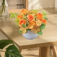 thumbnail image 6 of Gmogad Artificial Flowers 5.9" Polyester Fake Dried Bouquet with Bendable Stems for Dining Table Living Room Decor Home Centerpiece, 6 of 6