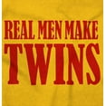 thumbnail image 2 of Funny New Father Real Men Make Twins Hoodie Hooded Sweatshirt Men Brisco Brands 3X, 2 of 6