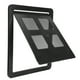 thumbnail image 1 of Pantalla corrediza para puerta de malla para perros y gatos pequeños para mascotas con suministro de solapa magnética, instalación sencilla, color negro grande, 1 of 12