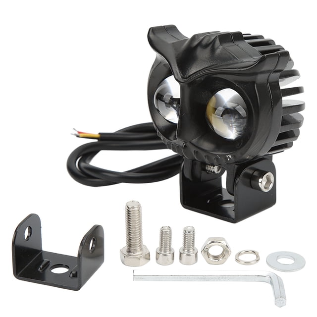 Luz antiniebla para motocicleta, faro para motocicleta, impermeable, amarillo, foco LED para motocicleta, luces auxiliares para motocicleta, artesanía superior