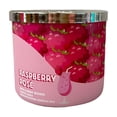 thumbnail image 2 of Bath & Body Works Raspberry Rose Scented 3-Wick Candle 14.5 oz, 2 of 4