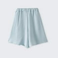 thumbnail image 6 of Summer Clothes for Girls Pants with Pockets 2-10 Years Elastic Waist Loose Wide Leg Shorts Knee Length (9-10 Years, Blue), 6 of 6