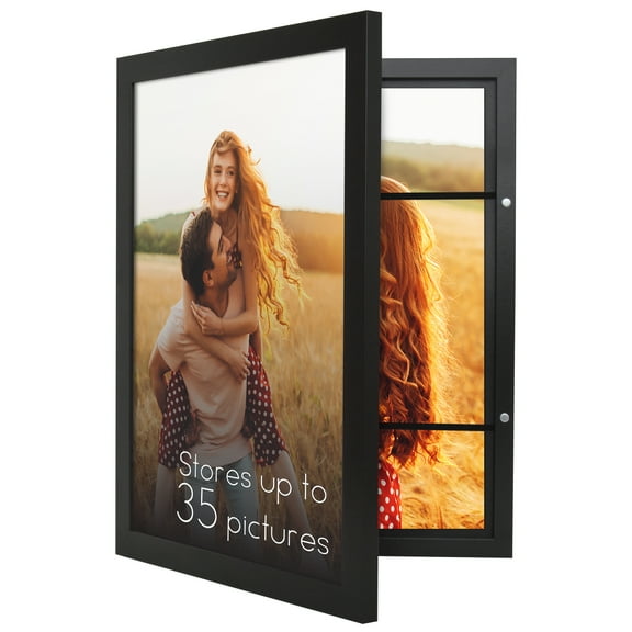 Americanflat Quick-Change 12x16 Photo Storage Display Frame Black
