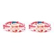 thumbnail image 1 of Guardurnaity Pulseras de amistad bohemias, trenzada ajustable, de joyería, de cuerda, cuerda de mano, decoración Bohemia para amante Rojo 2piezas Guardurnaity CBP347934, 1 of 1