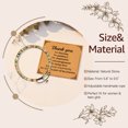 thumbnail image 2 of Nurforta Thank You Gifts for Women, Natural King Stone Bracelet Appreciation Gifts for Teacher Mentor Mom Aunt Principal Secretary Boss Colleague Friends - Leaving Gifts Retirement Gifts, 2 of 7
