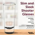 thumbnail image 4 of Cordial Shooter Shot Glasses 2 oz. Set of 10, Bulk Pack - Great for Birthdays, Parties, Indoor & Outdoor Events - Black, 4 of 5