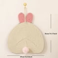 thumbnail image 3 of TIELUTT Cat Scratcher Cute Sisal Cat Scratcher Mat Cute Cat Scratcher Rabbit Shaped Wall Mount Double Line with Swivel Dog Bike Trailer Aluminum Accessory Dog Dog Accessories Store For Small Dogs, 3 of 7