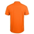 thumbnail image 3 of Men's Cutter & Buck  Orange Norfolk Tides  Clique Ice Pique Tech Polo, 3 of 3