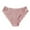 Pink, variant on Luxalzxs Womens Briefs Underwear Sexy Lace Trim Cotton Middle Waist Versatile Solid Color High Stretch Comfort Briefs Panties
